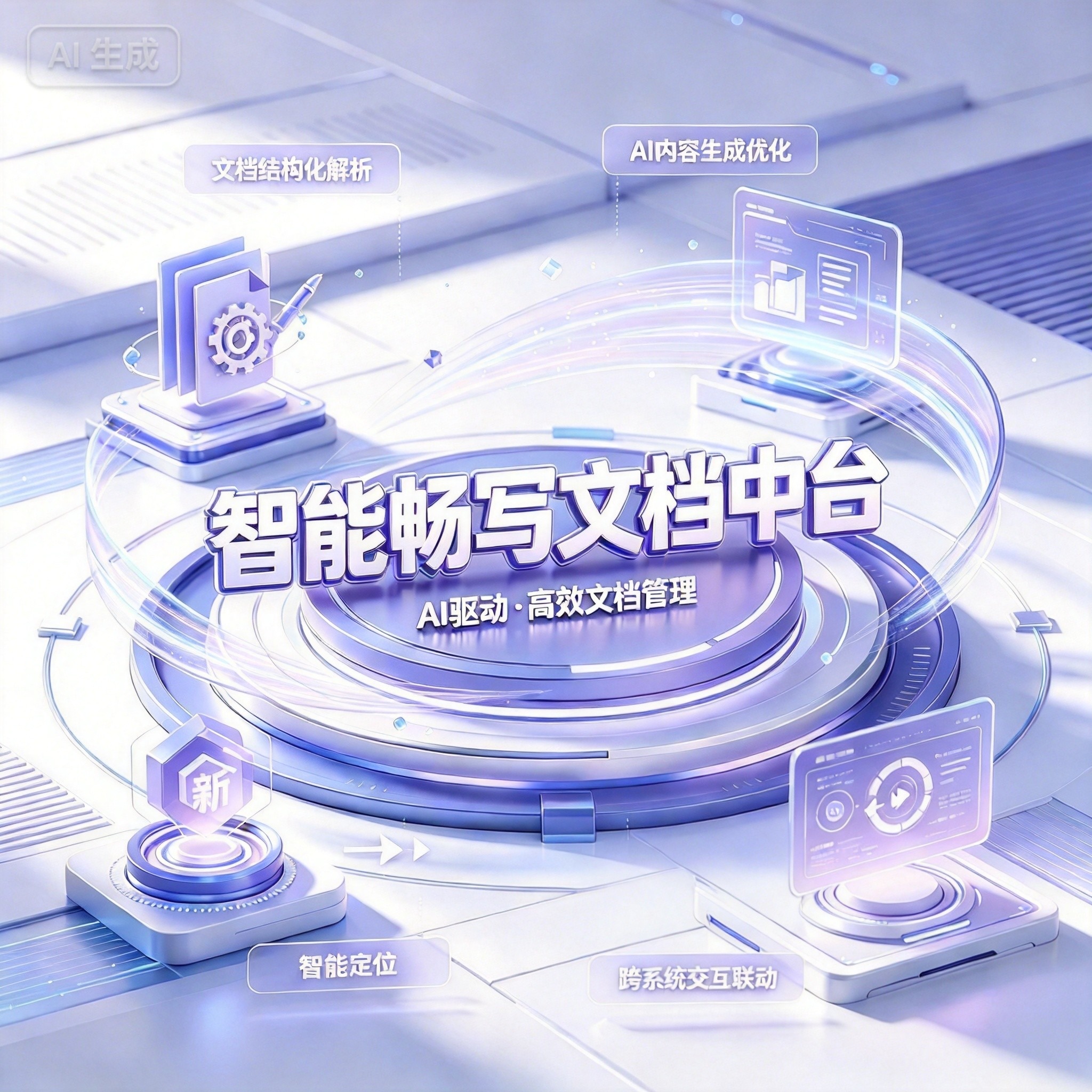 畅写智能文档中台产品界面